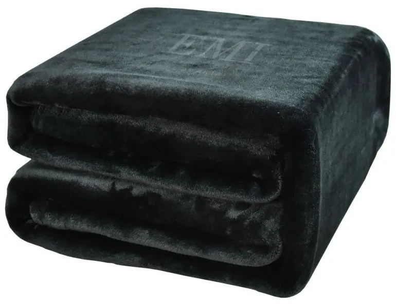 Deka čierna 150 x 200 cm EMI