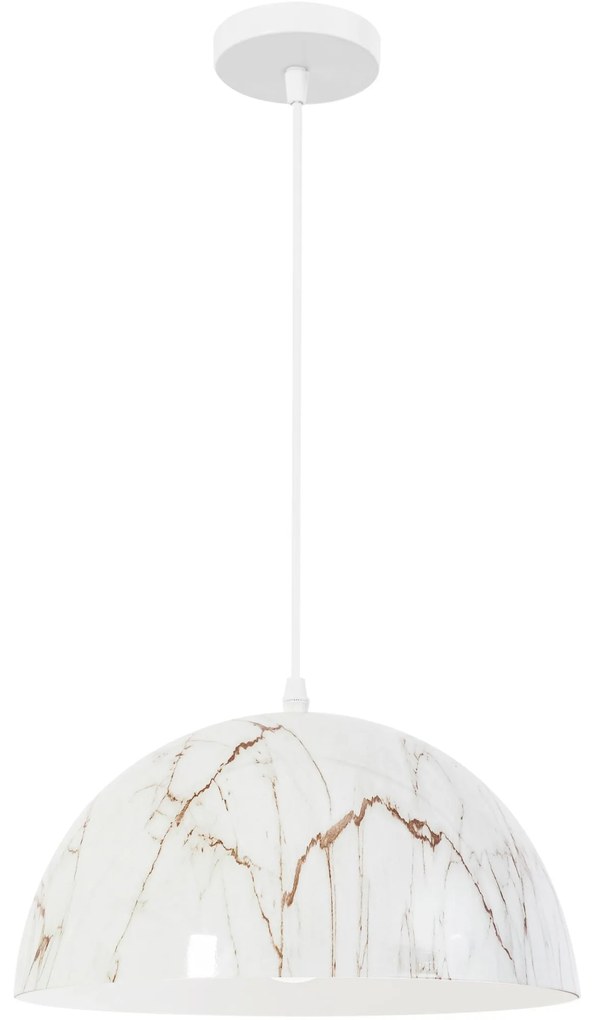 Toolight Toolight, závesná lampa APP911-1CP Marble, imitácia kameňa, OSW-06620
