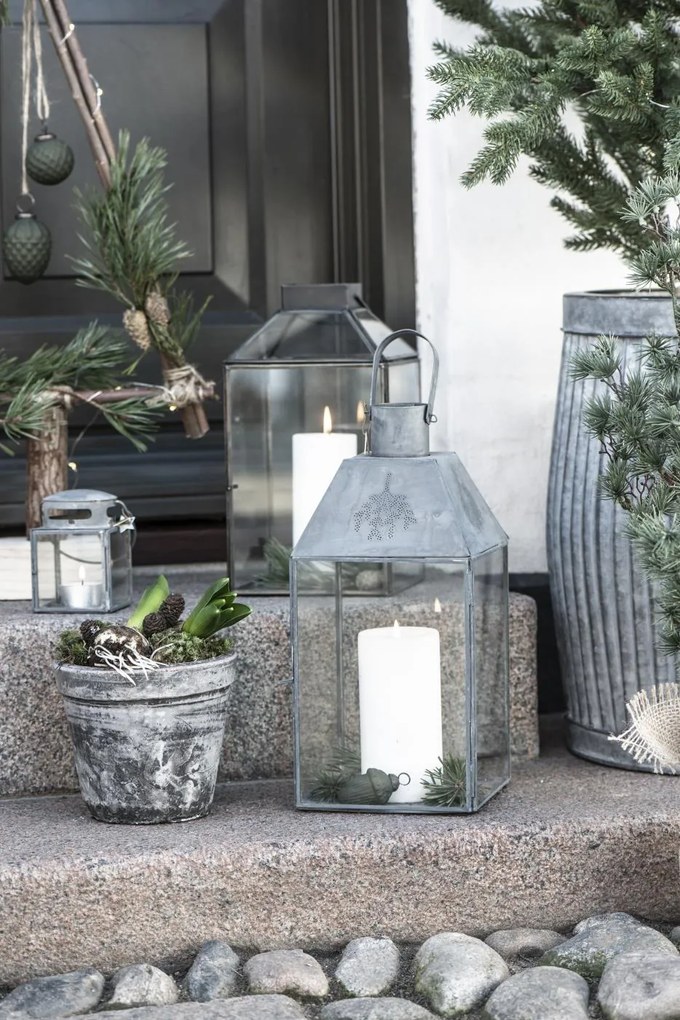 AKCIA Sklenená vonkajšia lucerna NORR II. akosť