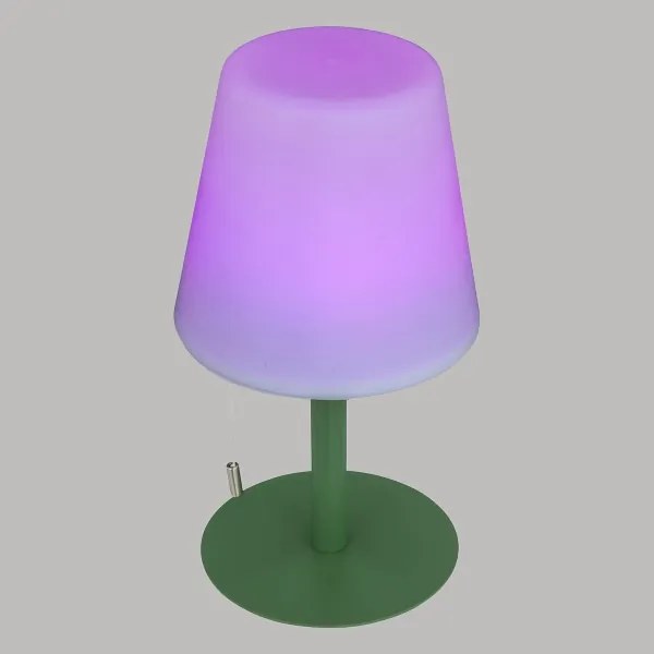 Atmosphera - LED RGB Nabíjacia vonkajšia stolná lampa ZACK LED/3,7V IP44 zelená