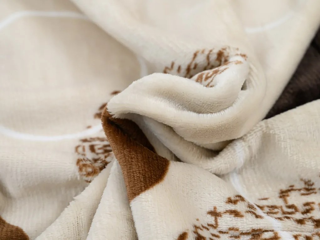 Obliečky mikroplyš AURELIA krémové Rozmer obliečky: 70 x 90 cm | 140 x 200 cm