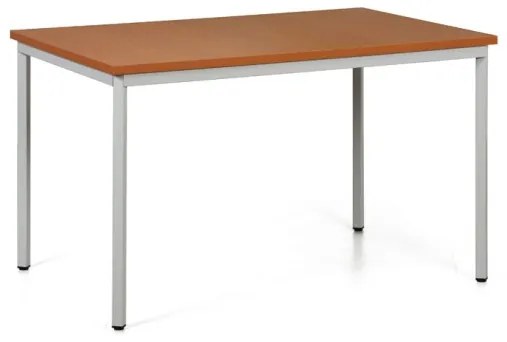 Jedálenský stôl TRIVIA, svetlo sivá konštrukcia, 1200 x 800 mm, čerešňa