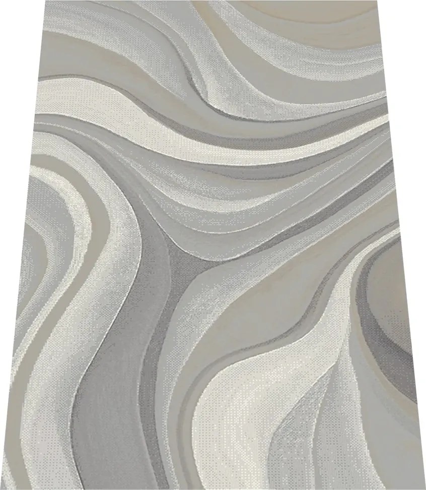 Koberec Smart Home 2551 Grey – sivý vzorovaný obdĺžnik Rozmer: 160x220 cm