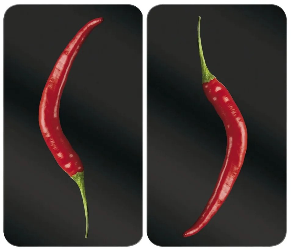 Sada 2 sklenených krytov na sporák Wenko Peperoni