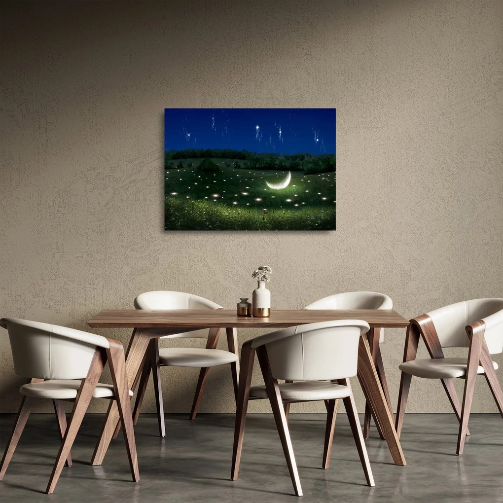 Sklenený obraz - Padajúce nebo (70x50 cm)