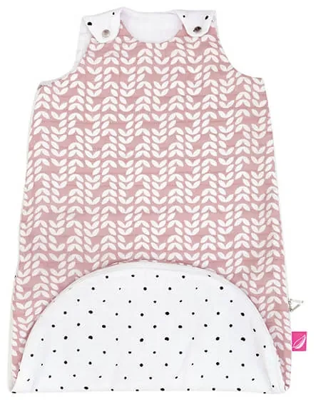 Vak spací 2v1 ZIP-A-Round Beige mušelínový Pink Classics 3-18m 0,5 tog