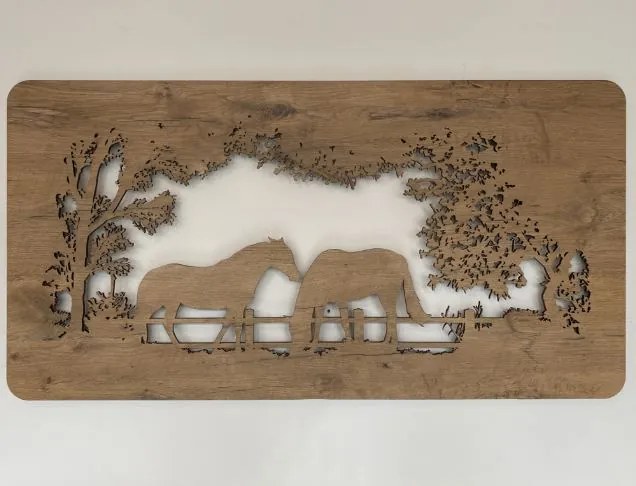 Led obraz Kone na batériu