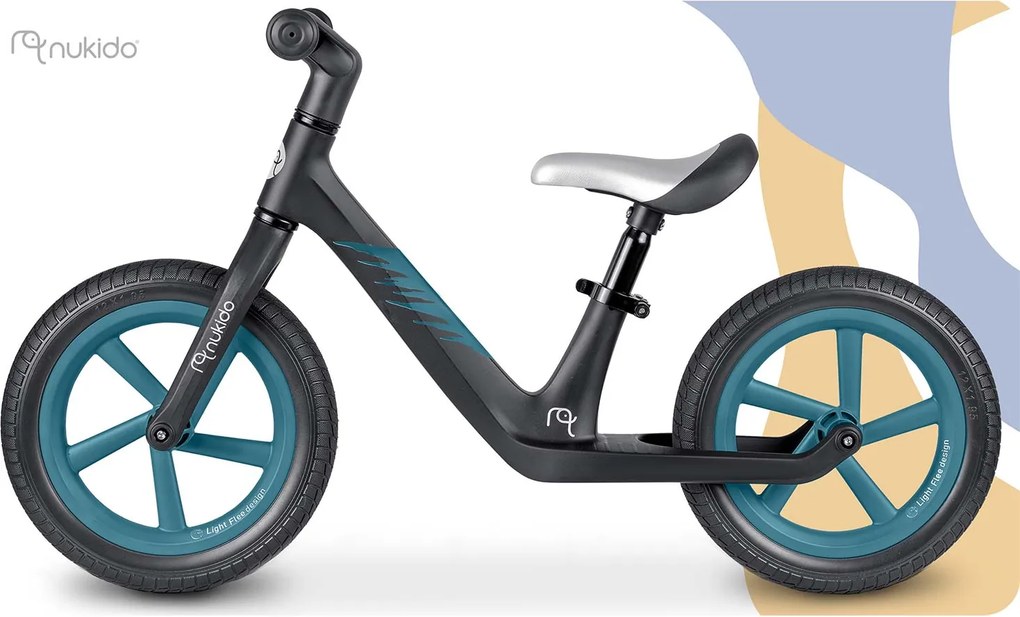 Detský bežecký bicykel Light Flee Nukido