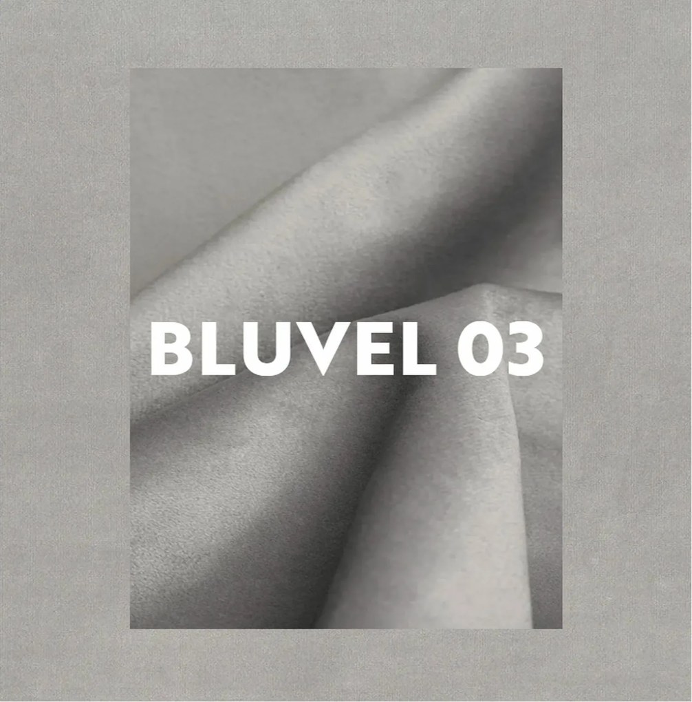 Polohovacie kreslo Olimp Velvet svetlosivé