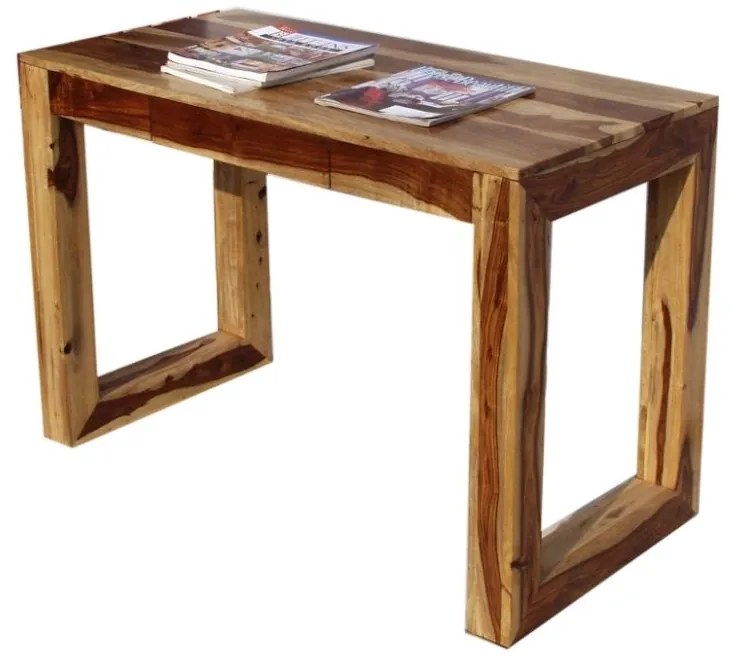 furniture-nabytek.cz - Drevený písací stôl z masívu palisander 110x55x76