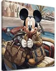 Obraz na plátne - Mickey Mouse na Dovolenke | rôzne rozmery