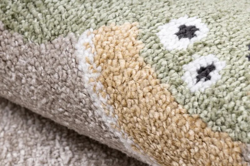 Dywany Łuszczów, Detský kusový koberec Fun Dino beige, 120x170, viacfarebná, detská izba