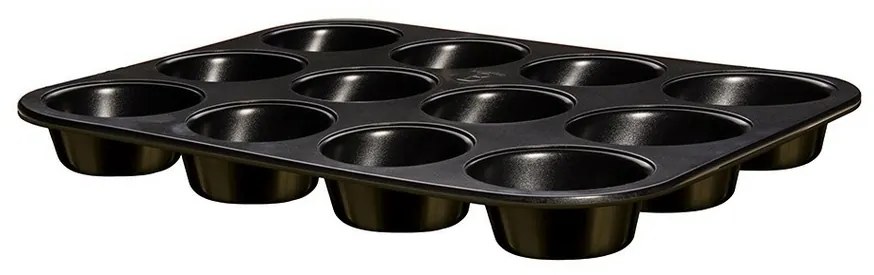 Berlinger Haus Forma na muffiny 12 ks Shiny Black Collection