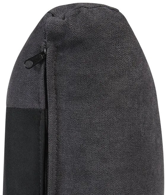 Manželská posteľ 160 cm MELIA (polyester) (tmavosivá) (s roštom). Vlastná spoľahlivá doprava až k Vám domov. 1023471