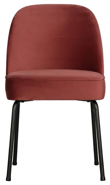 Červená jedálenská stolička BePureHome Vogue Chestnut