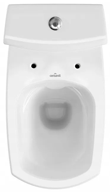 Cersanit CARINA Clean On 482 new - wc kombi 010 3/5 vrátane antibakteriálneho sedátka z duroplastu, biela, K31-044