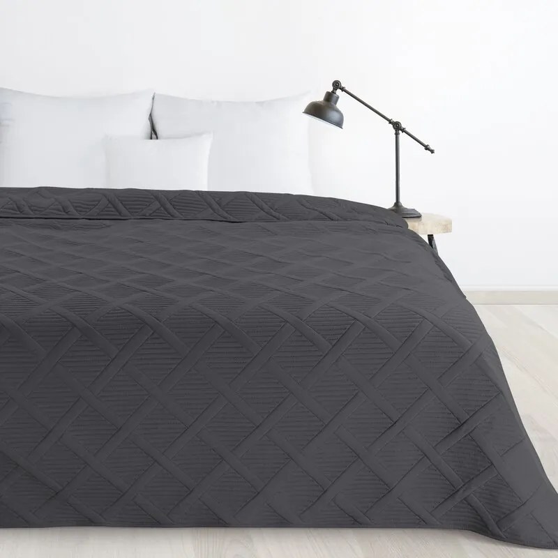 Dekorstudio Prehoz na posteľ ALARA5 v oceľovej farbe Rozmer prehozu (šírka x dĺžka): 170x210cm
