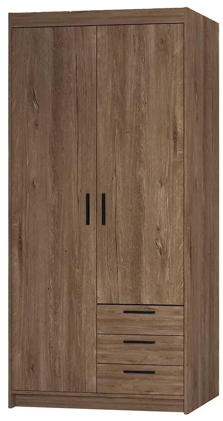 Skriňa Elena 2D3S dub lefkas