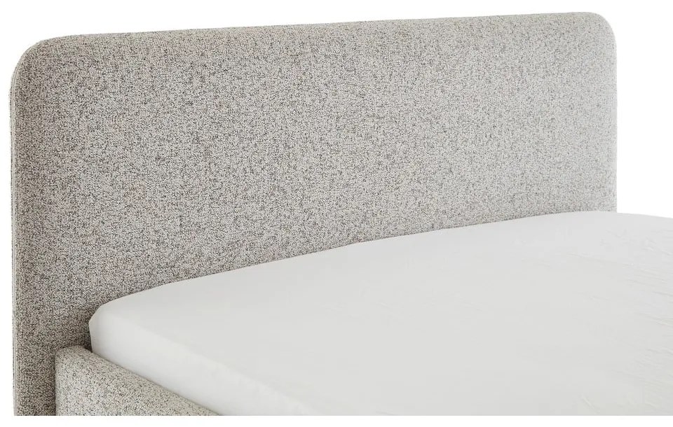 Béžová čalúnená dvojlôžková posteľ bez roštu 180x200 cm Primo – Meise Möbel