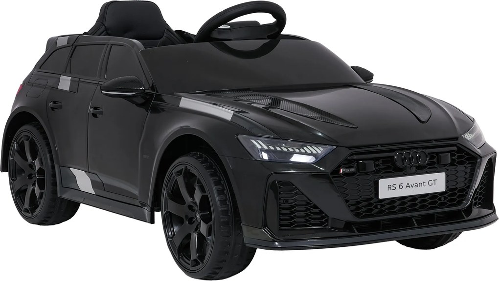 Ramiz Audi RS6 Avant GT elektrické autíčko pre deti čierne