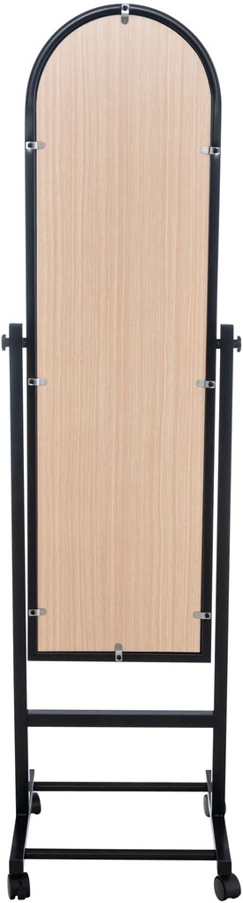 Stojace zrkadlo Evoir 317225 - 151x39x39 cm - Čierna