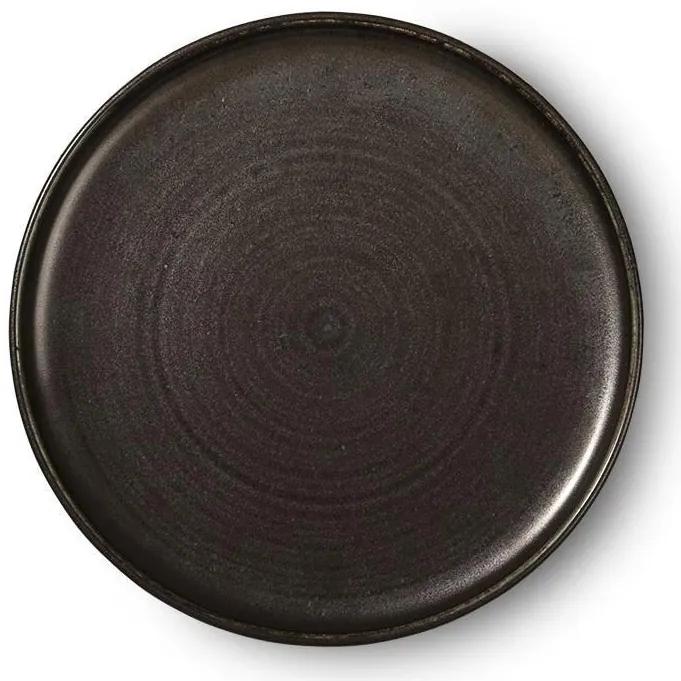 HK living Porcelánový tanier Kyoto Black 26 cm