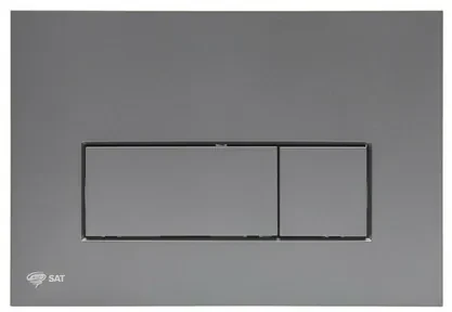 Ovládacie tlačidlo SAT plast gun metal mat SATATGM-M