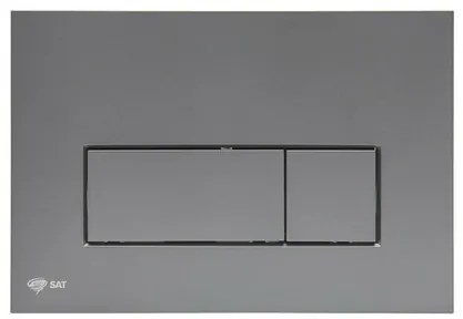 Ovládacie tlačidlo SAT plast gun metal mat SATATGM-M