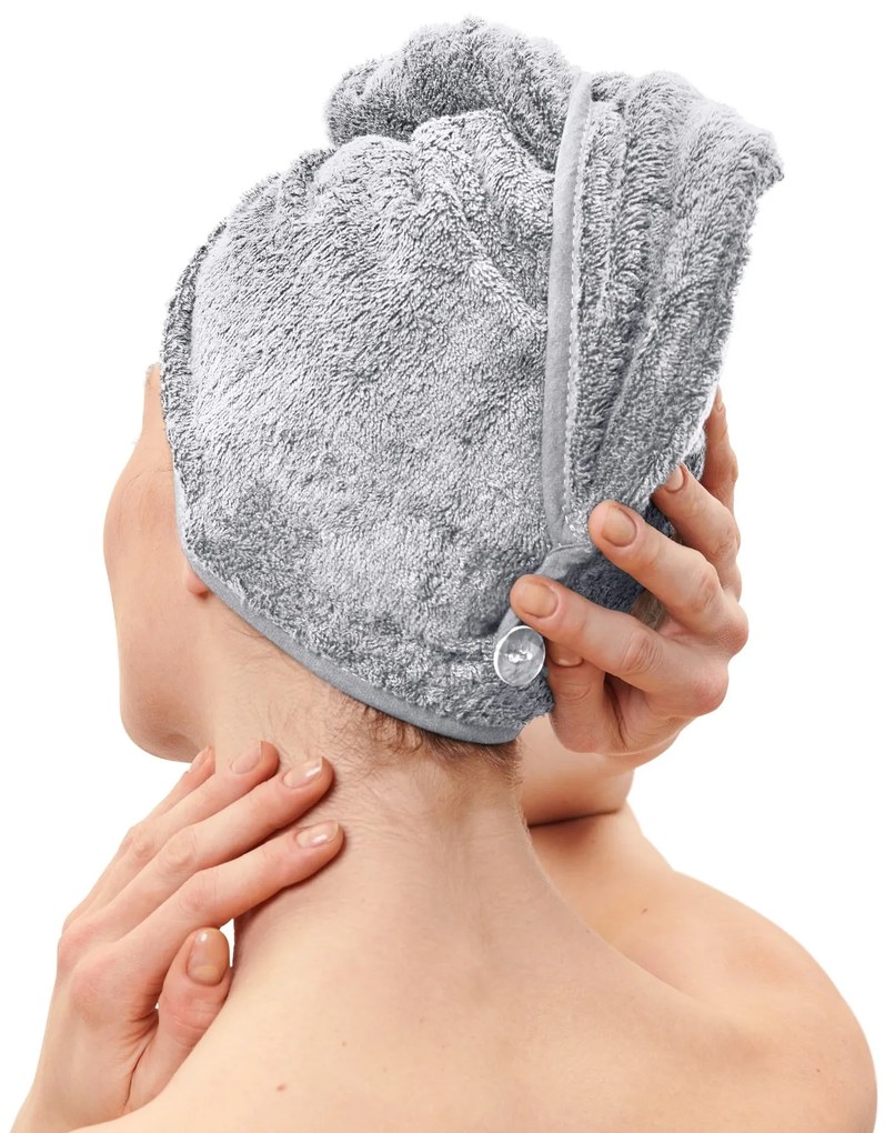 Uterákový turban, sivý
