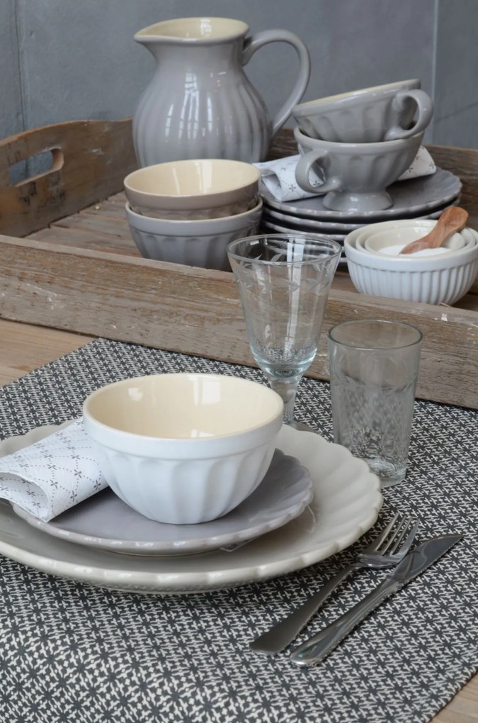 Ib Laursen Miska keramika biela 7 x 13 cm 350 ml