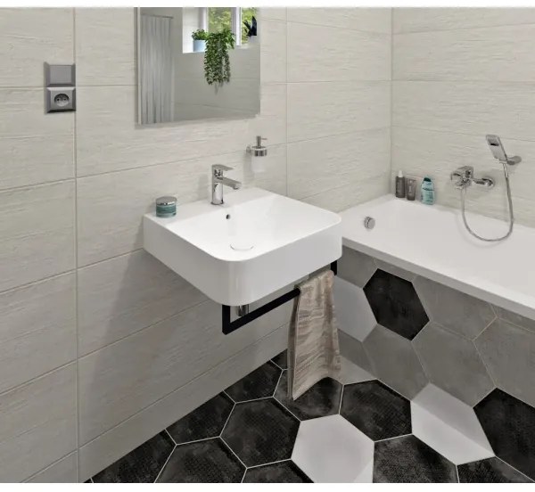 Isvea - Umývadlo na dosku/závesné SOTT AQUA 50x50 cm keramika/biela