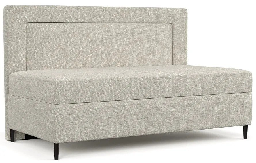Sivobéžová čalúnená jednolôžková posteľ 80x200 cm Albumy – Maison de Rêve