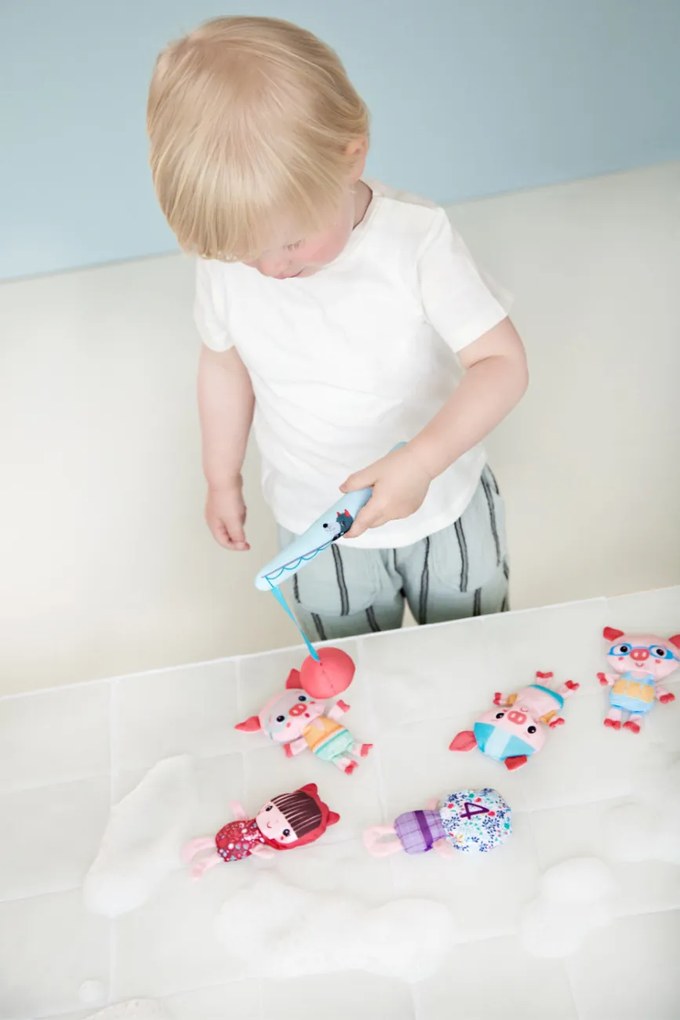 Lilliputiens - hračka do vody - vlk Ľudovít rybárči