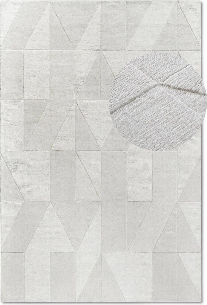 Kusový koberec Villeroy & Boch 106163 Cream, 120x170, biela, obývacia izba, Villeroy & Boch