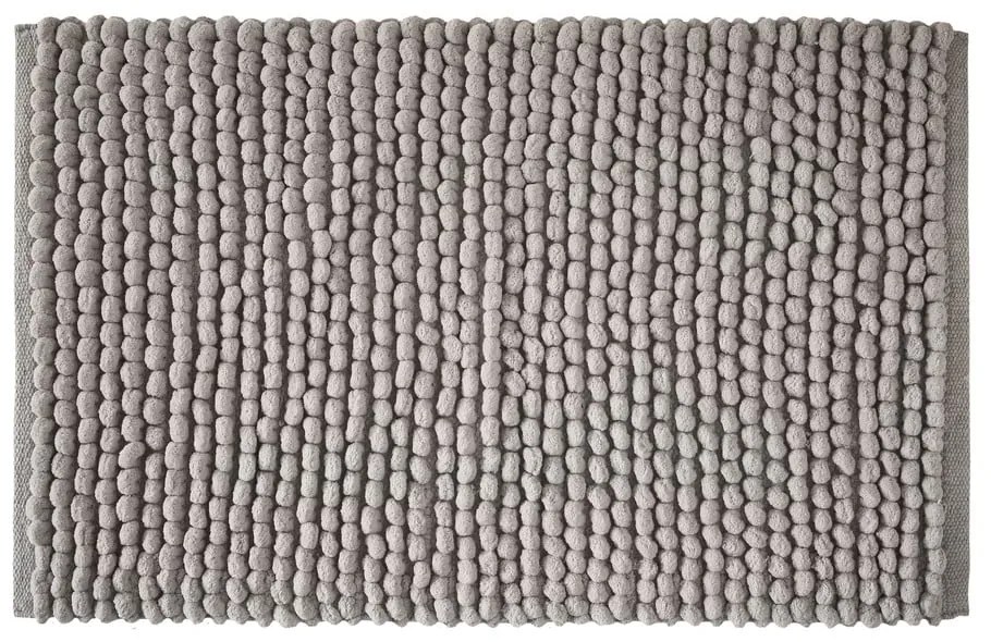 Sivá kúpeľňová predložka 50x80 cm Aspen Bobble – Bianca