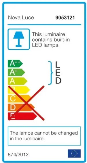 Moderné nástenné svietidlo Mondrian 42 biele