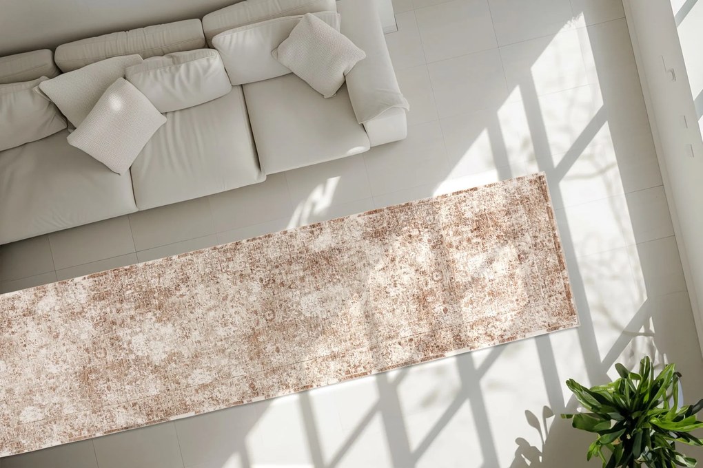 Obsession, Koberec behúň Bella 238 Peach, 80x300, béžová, chodba / predsieň