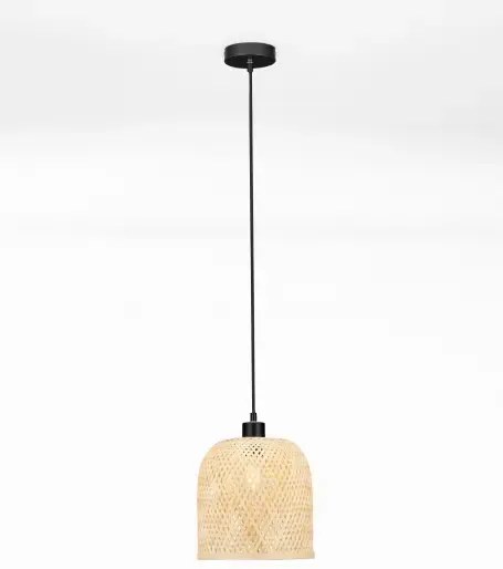 LED prírodno-čierny dizajnový luster Intra