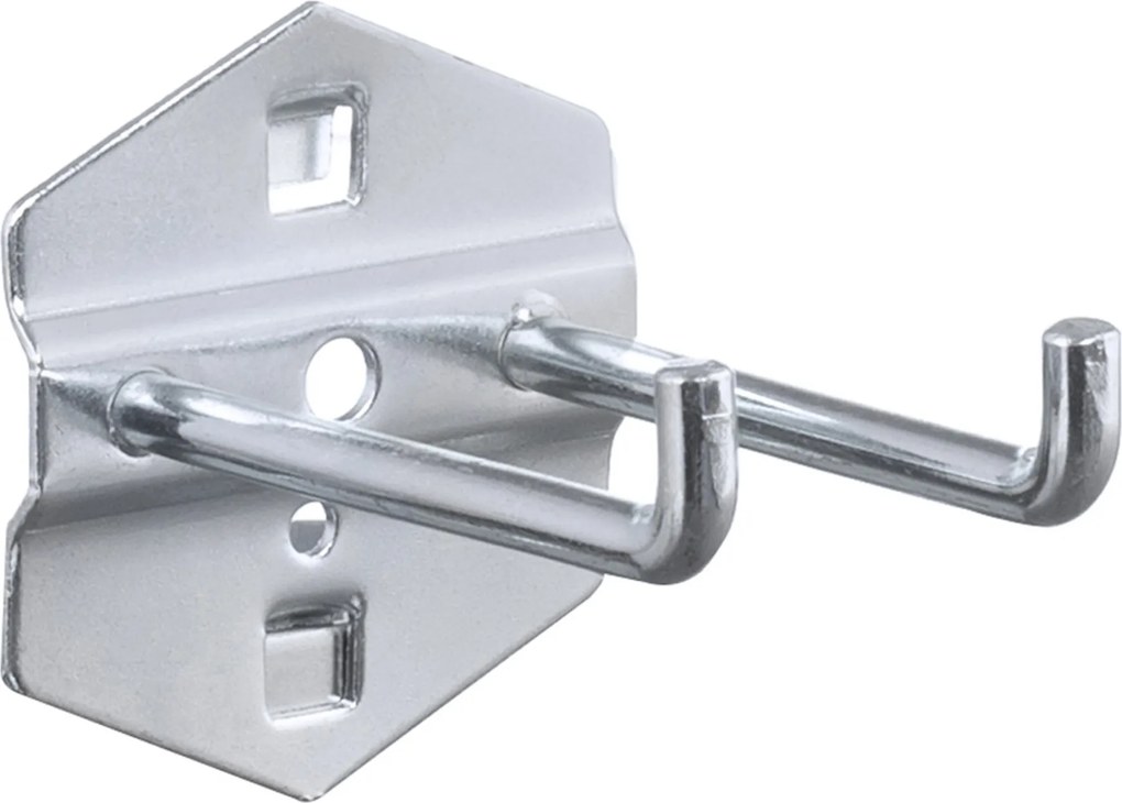 Kovový dvojitý háčik, 75 mm