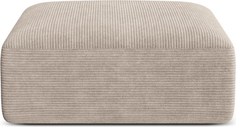 Svetlohnedá menčestrová podnožka Campi – Cosmopolitan Design