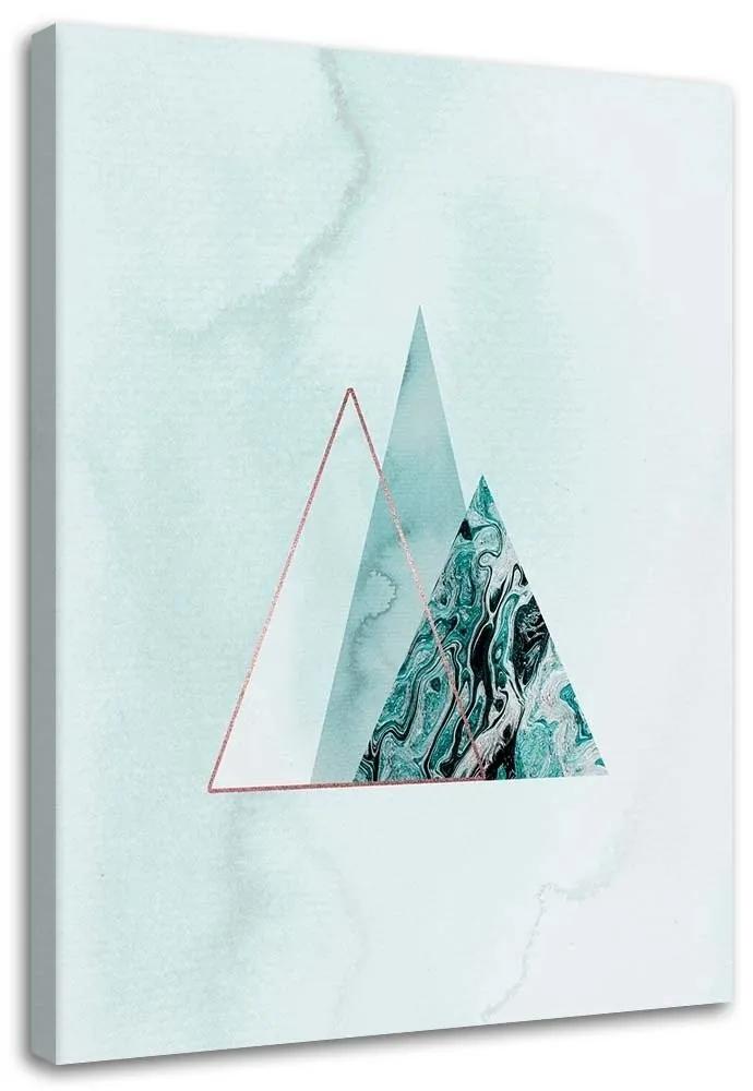 Gario Obraz na plátne Tri minimalistické trojuholníky - Andrea Haase Rozmery: 40 x 60 cm