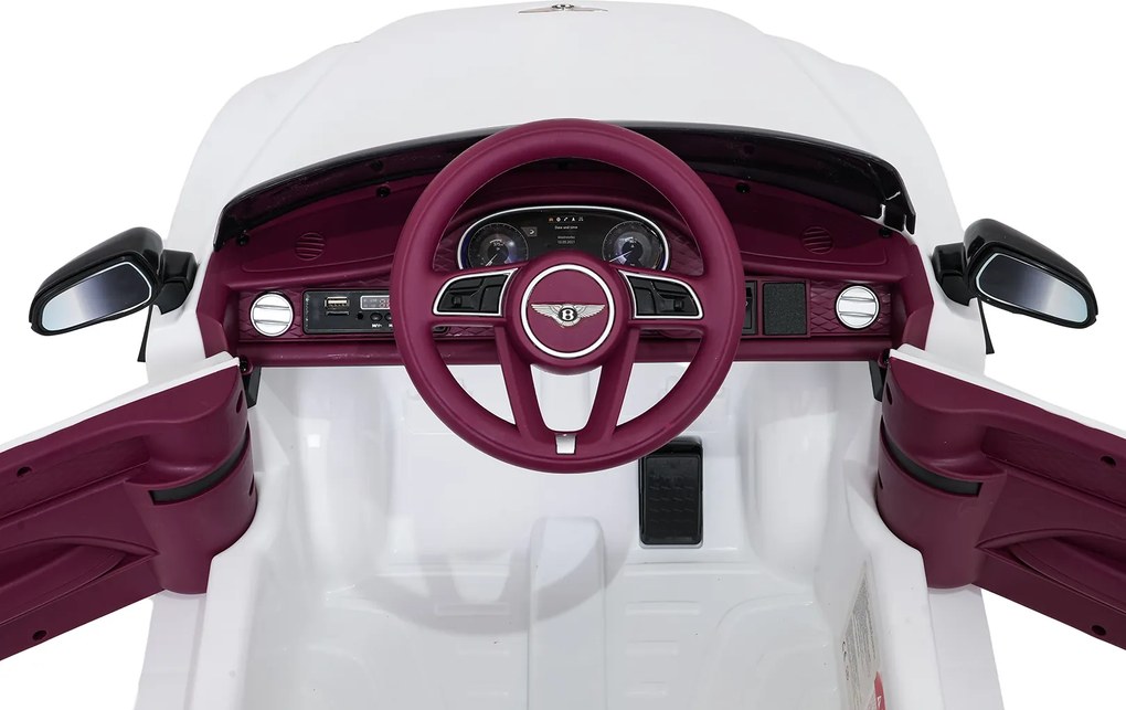 Ramiz Detské elektrické autíčko Bentley Bentayga S biele