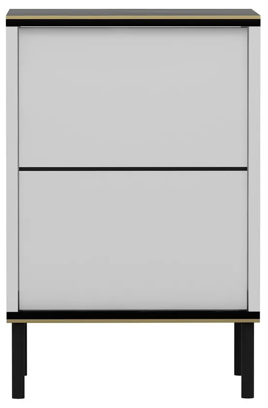 Nočný stolík Imaj White Marble