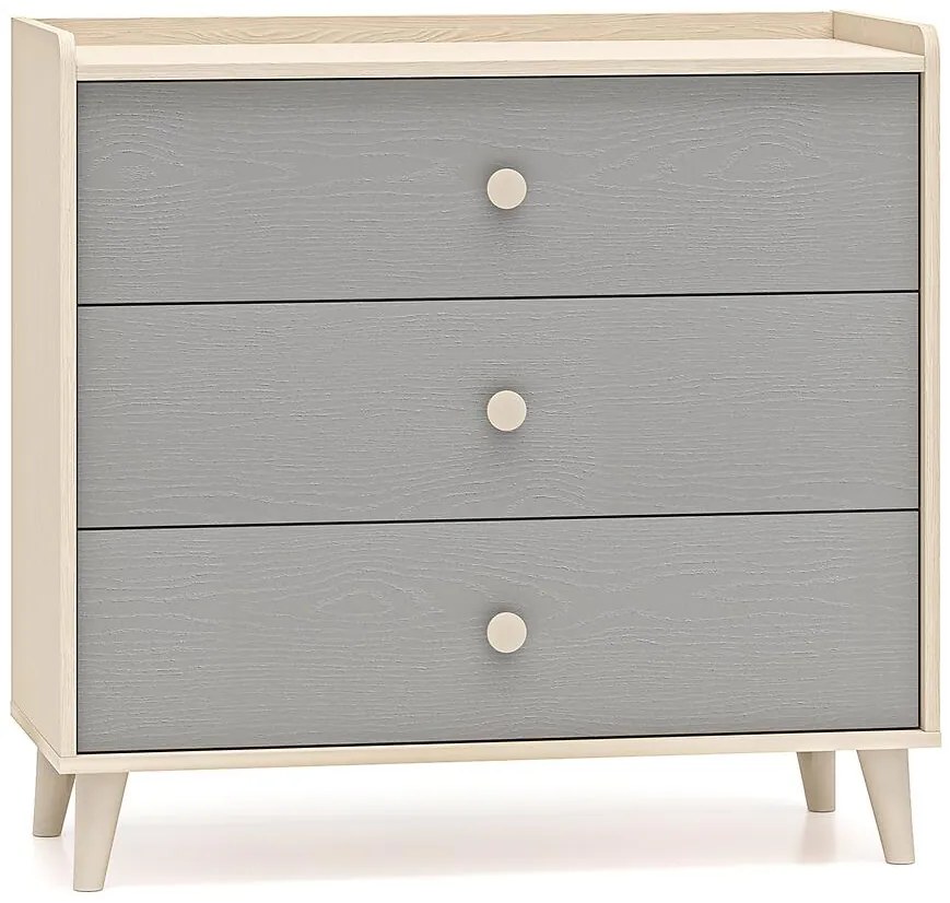 Komoda Mevel 06 Púštny Piesok/Šedá Pallad