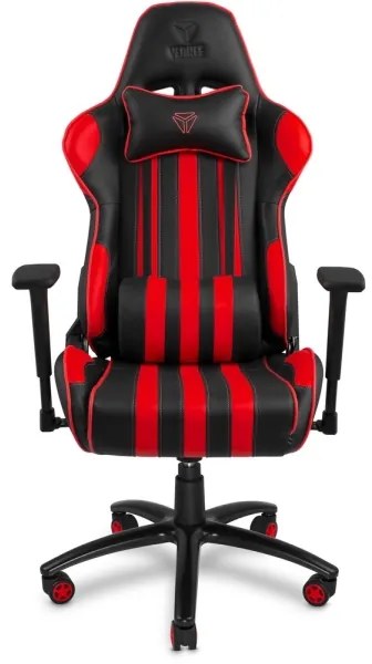Yenkee - Herná stolička čierna/červená