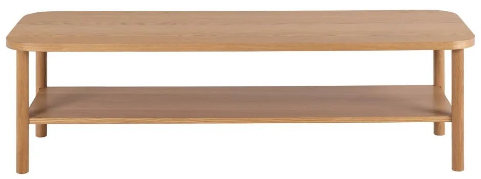 Konferenčný stolík v dekore duba v prírodnej farbe 50x150 cm Banbury – Actona