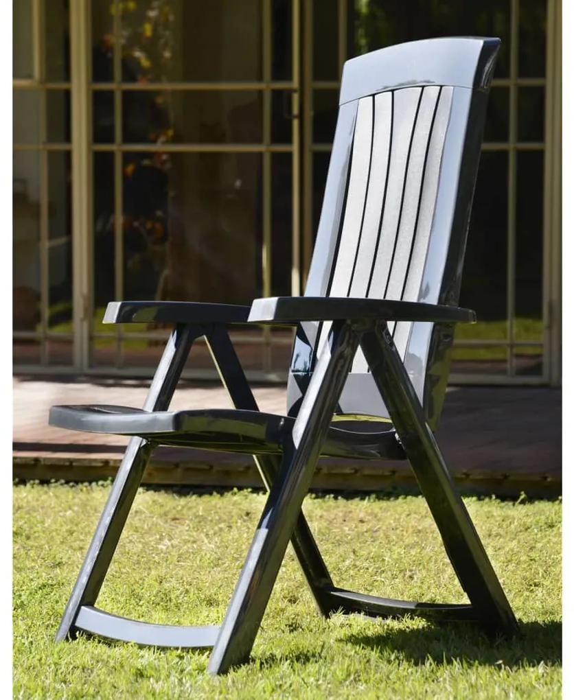 Keter Sklápacie záhradné stoličky Corsica 2 ks sivé 446829