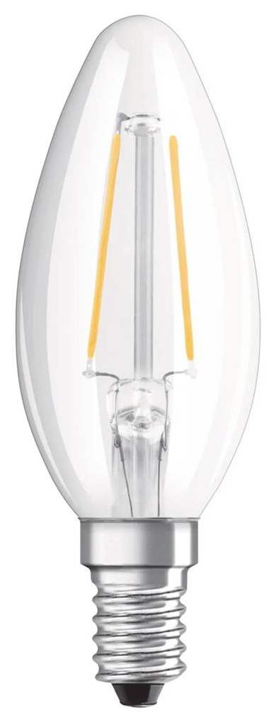 OSRAM LED sviečka E14 Classic B 2,5W 4 000K číra