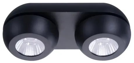 LED bodové svetlo Ojos 2 čierne