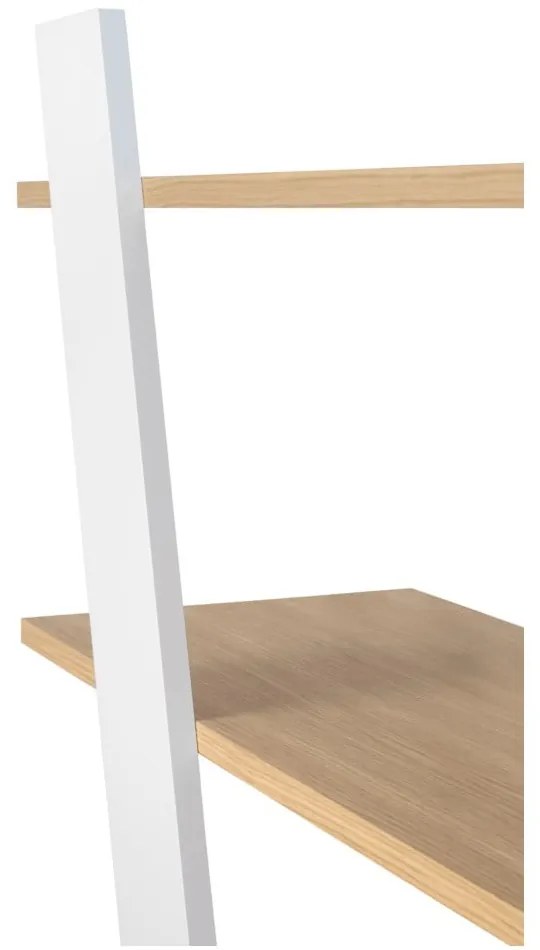 Biela knižnica TemaHome Wind Oak